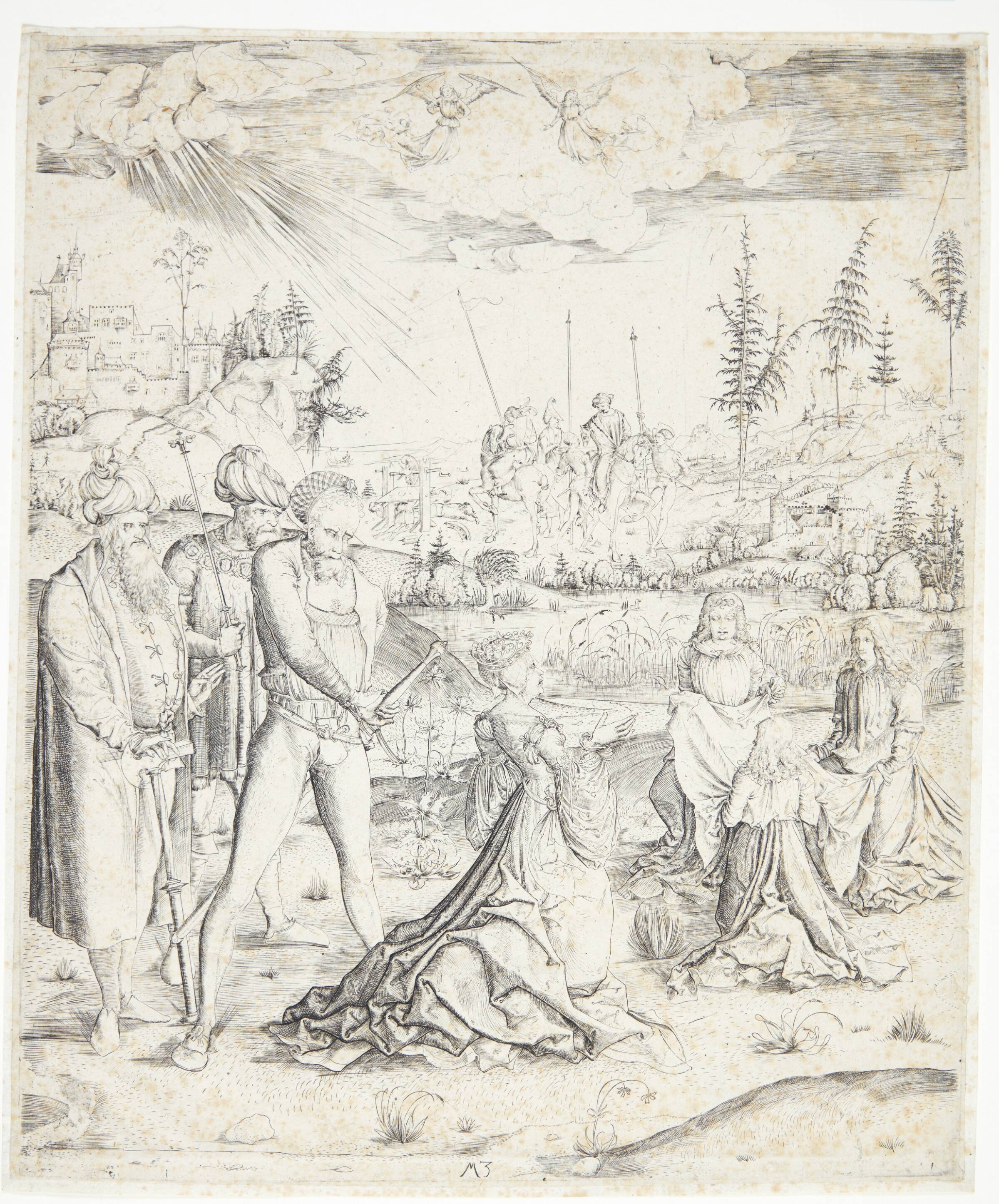 Sankt Katarinas martyrium, Monogrammist MZ, 1498-1502