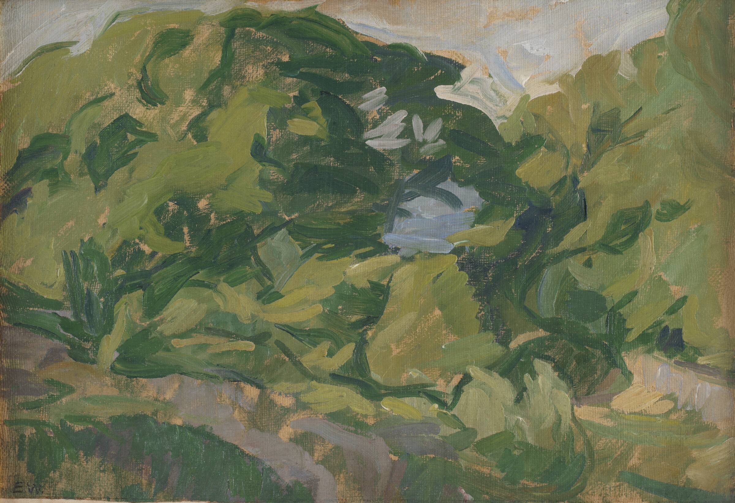 Landskab. Christiansø, Edvard Weie, 1909-1913