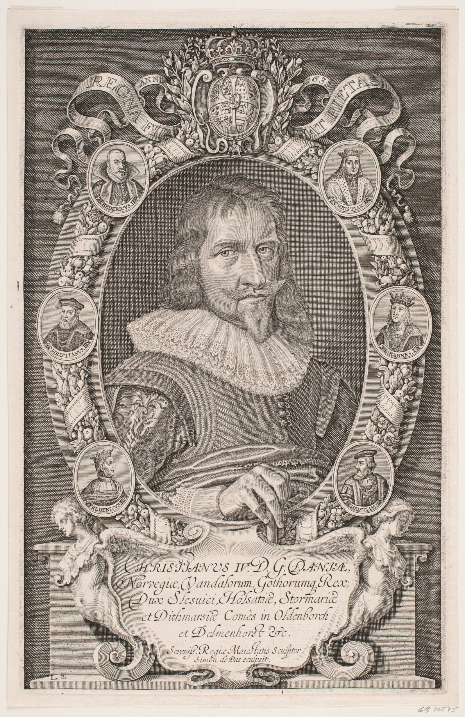 Christian IV, Simon de Pas, 1633