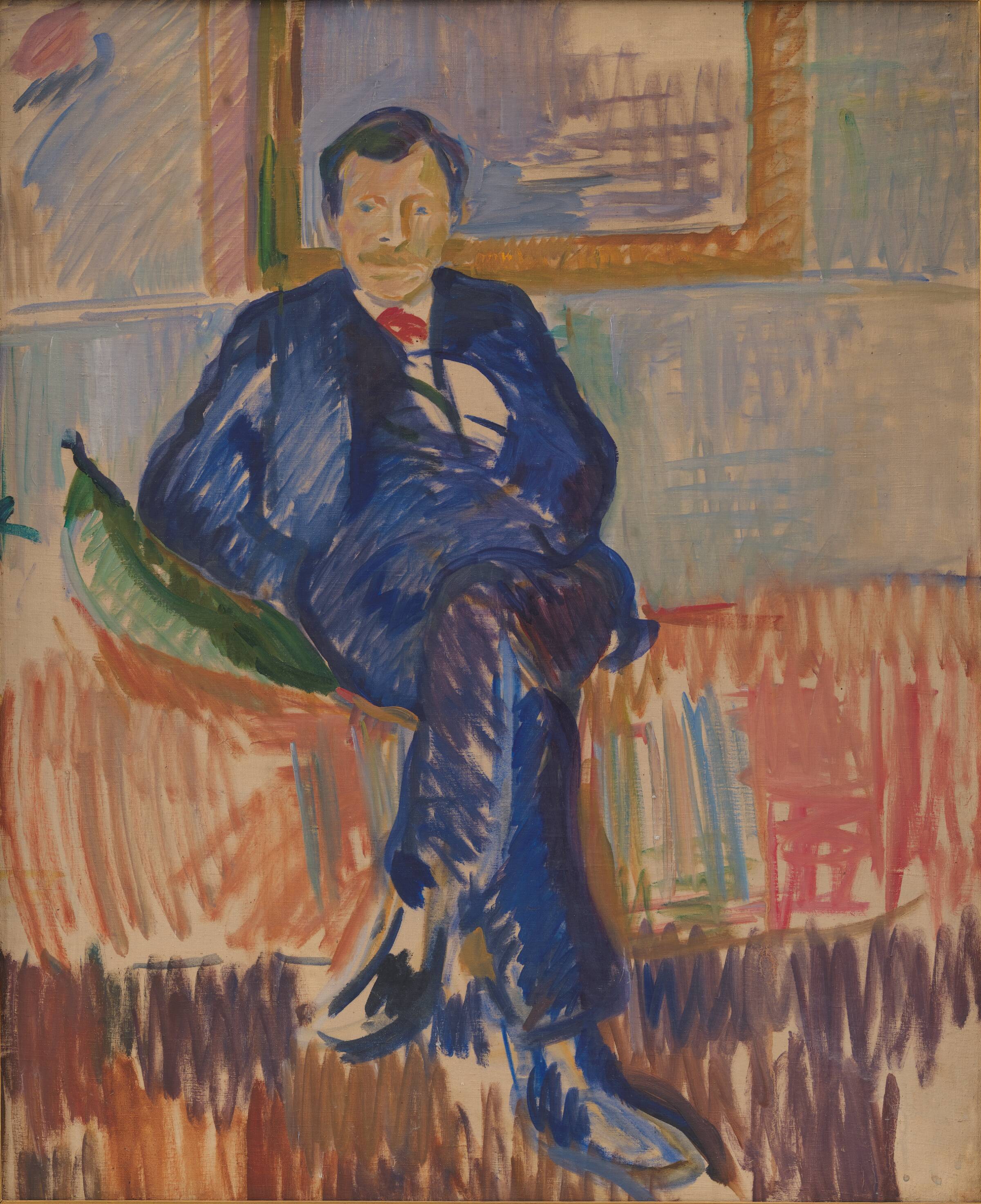Portræt af maleren Karl Schou, Isakson, Karl, 1909-1913