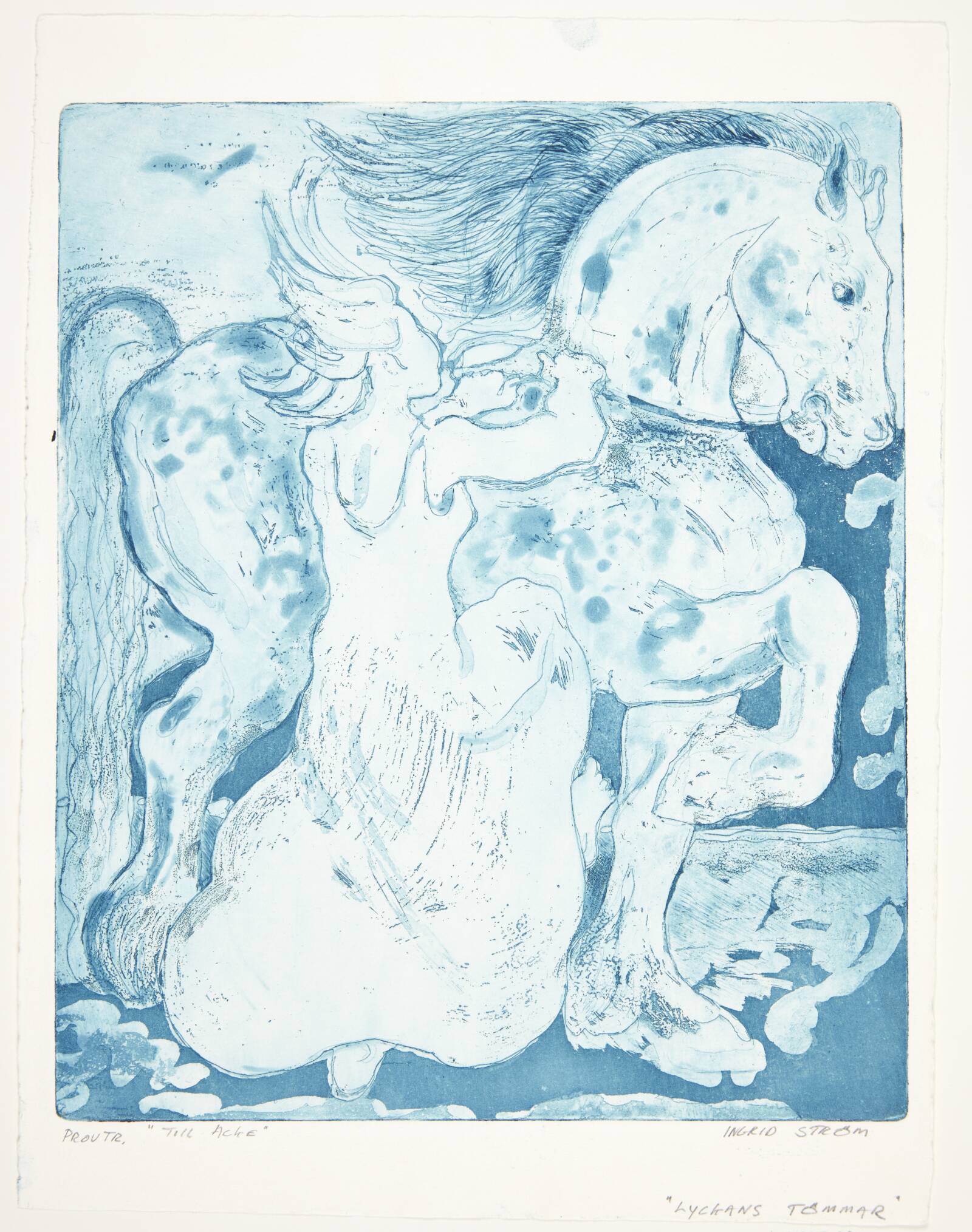 "Lyckans tömmar", Ingrid Ström, 1975