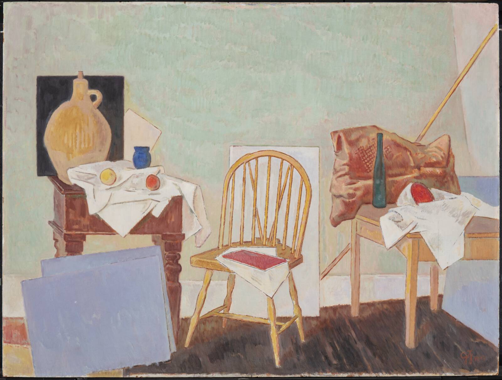 Hjørne af atelieret, Georg Jacobsen, 1943
