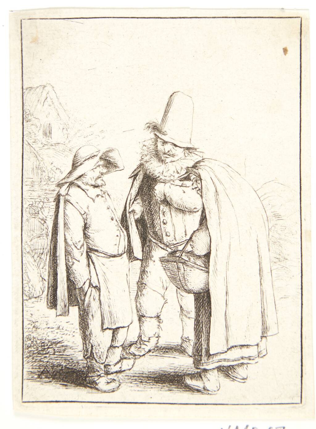 Kvaksalver i samtale med et bondepar, Adriaen van Ostade, 1638