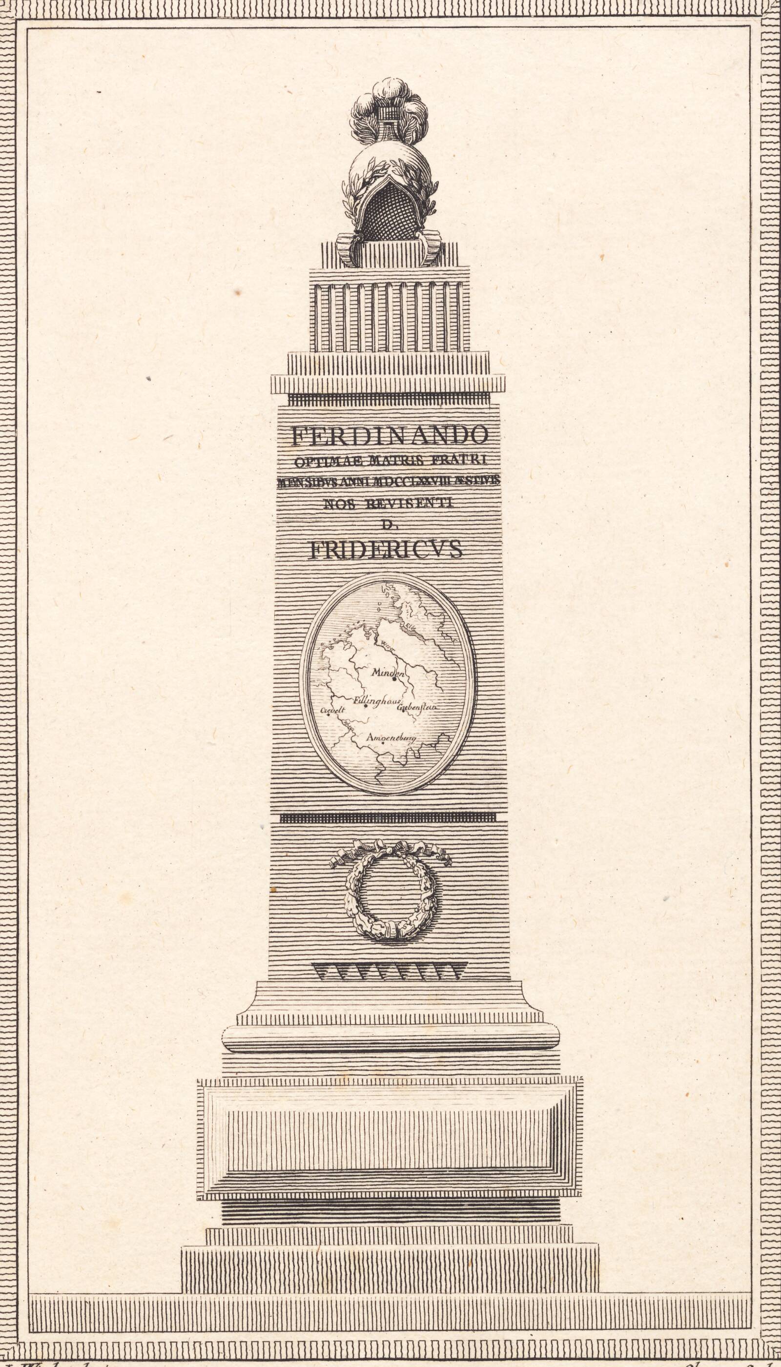 Prins Ferdinand, J.F. Clemens, 1779-1781