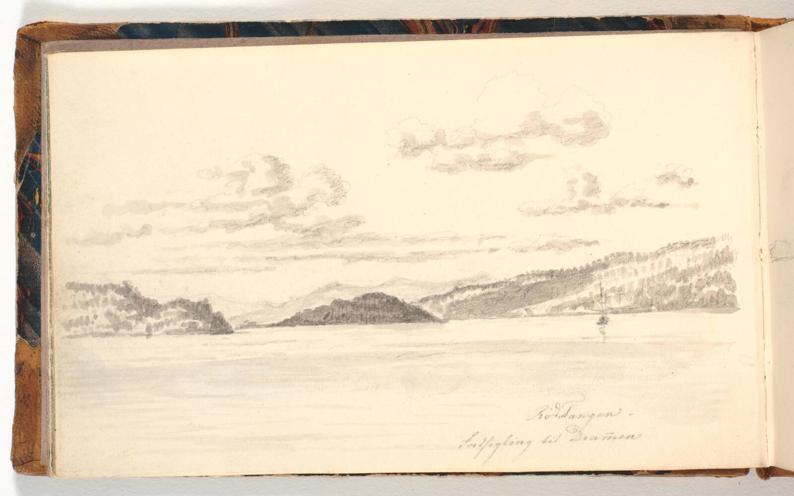 Fjordlandskab, Martinus Rørbye, 1832