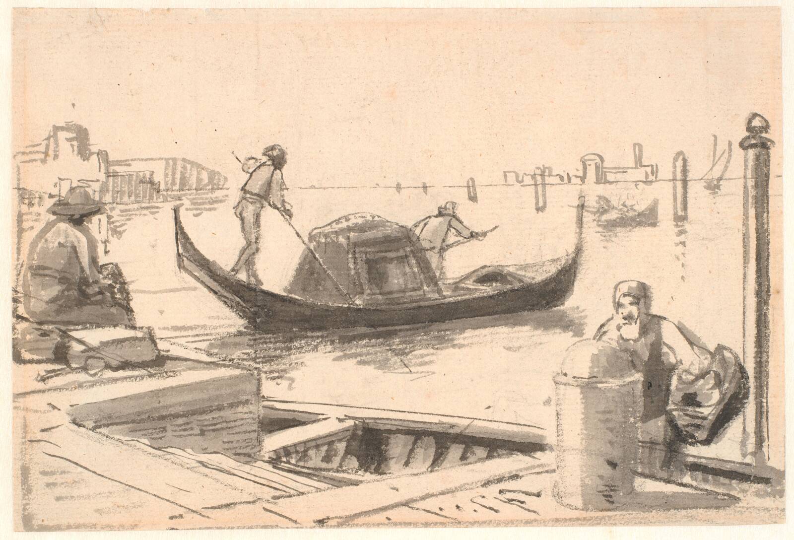 Gondolfart, Wilhelm Marstrand, 1810-1873
