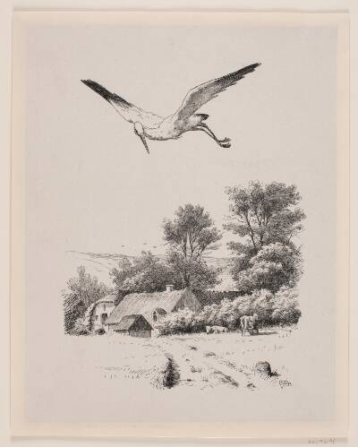 Illustration til Christian Winther, "Chresten og Lene"