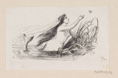 Illustration til "Den lille Havfrue" i H.C. Andersen, "Eventyr og Historier", Bind 1