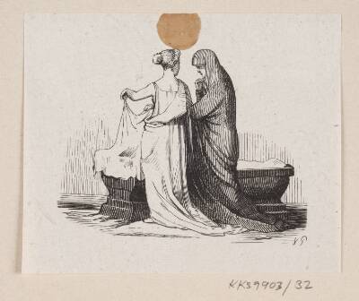 Illustration til "Lykkens Kalosker" i H.C. Andersen, "Eventyr og Historier", Bind 1