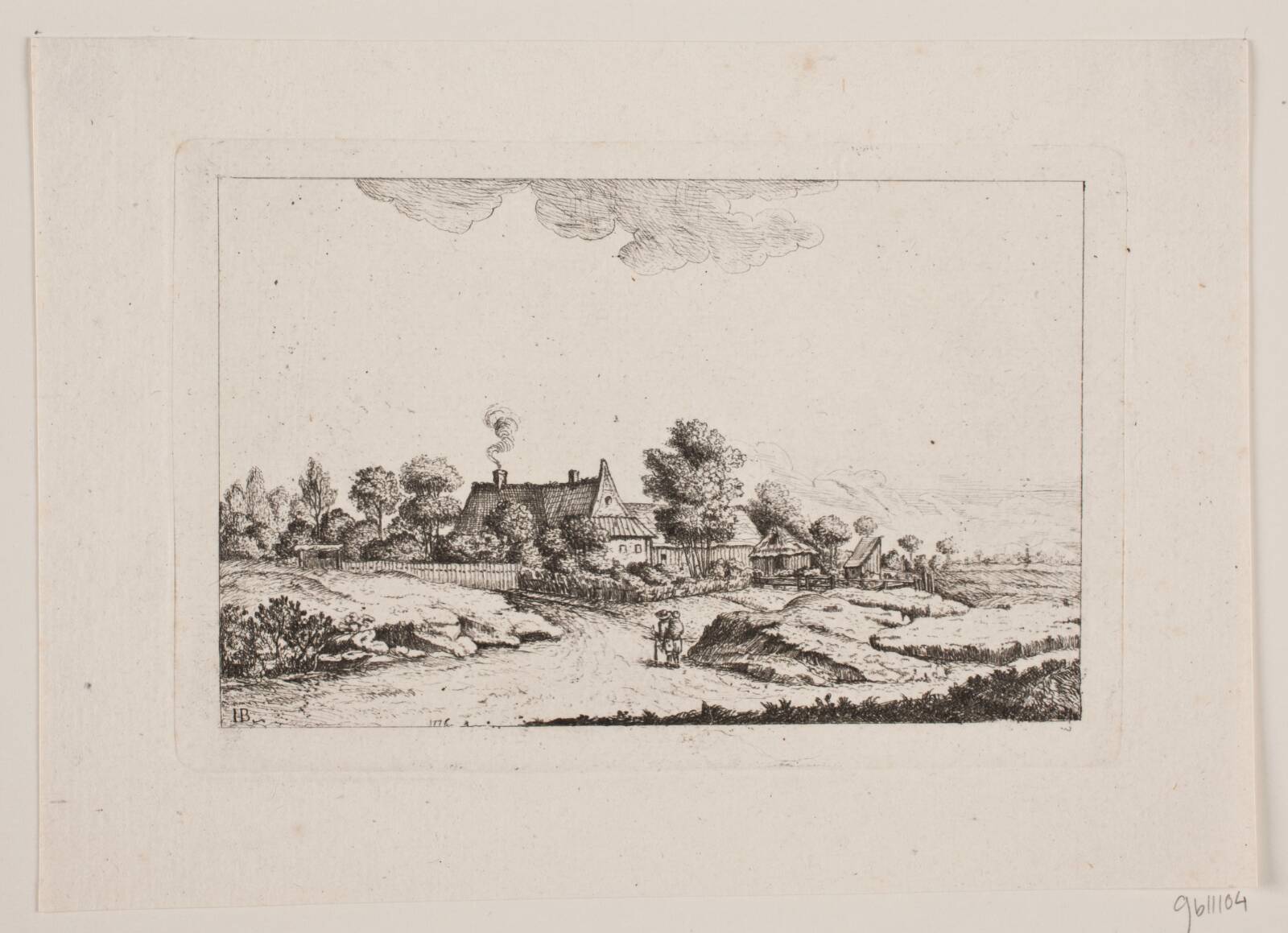 Landskab, Johan Bülow, 1776