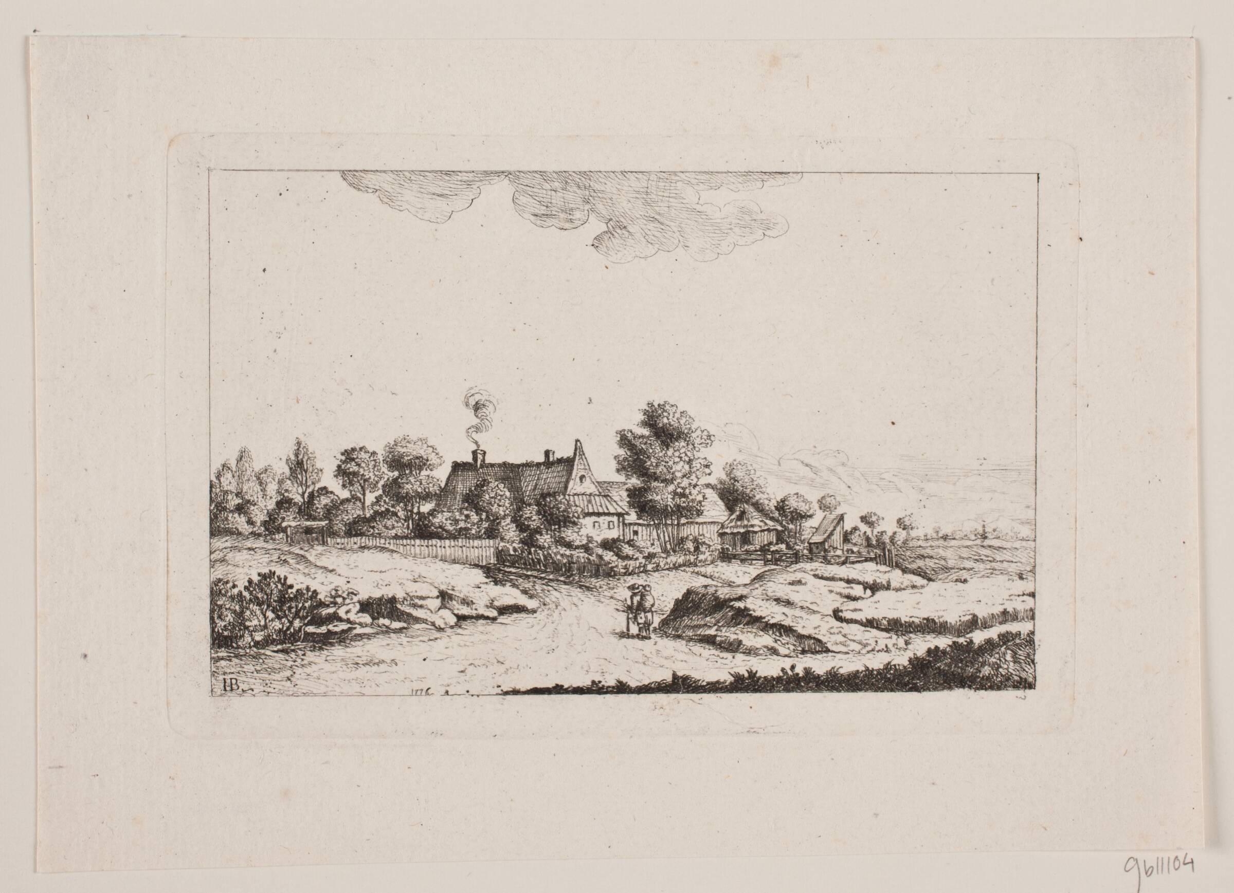 Landskab, Johan Bülow, 1776