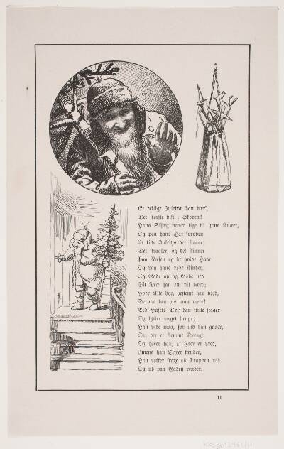 Illustration til Johan Krohn, "Peters jul"
