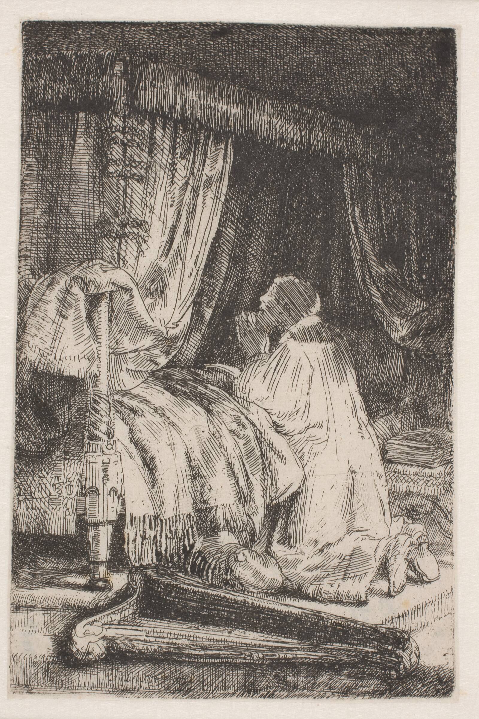 Den bedende David, Rembrandt van Rijn, 1652