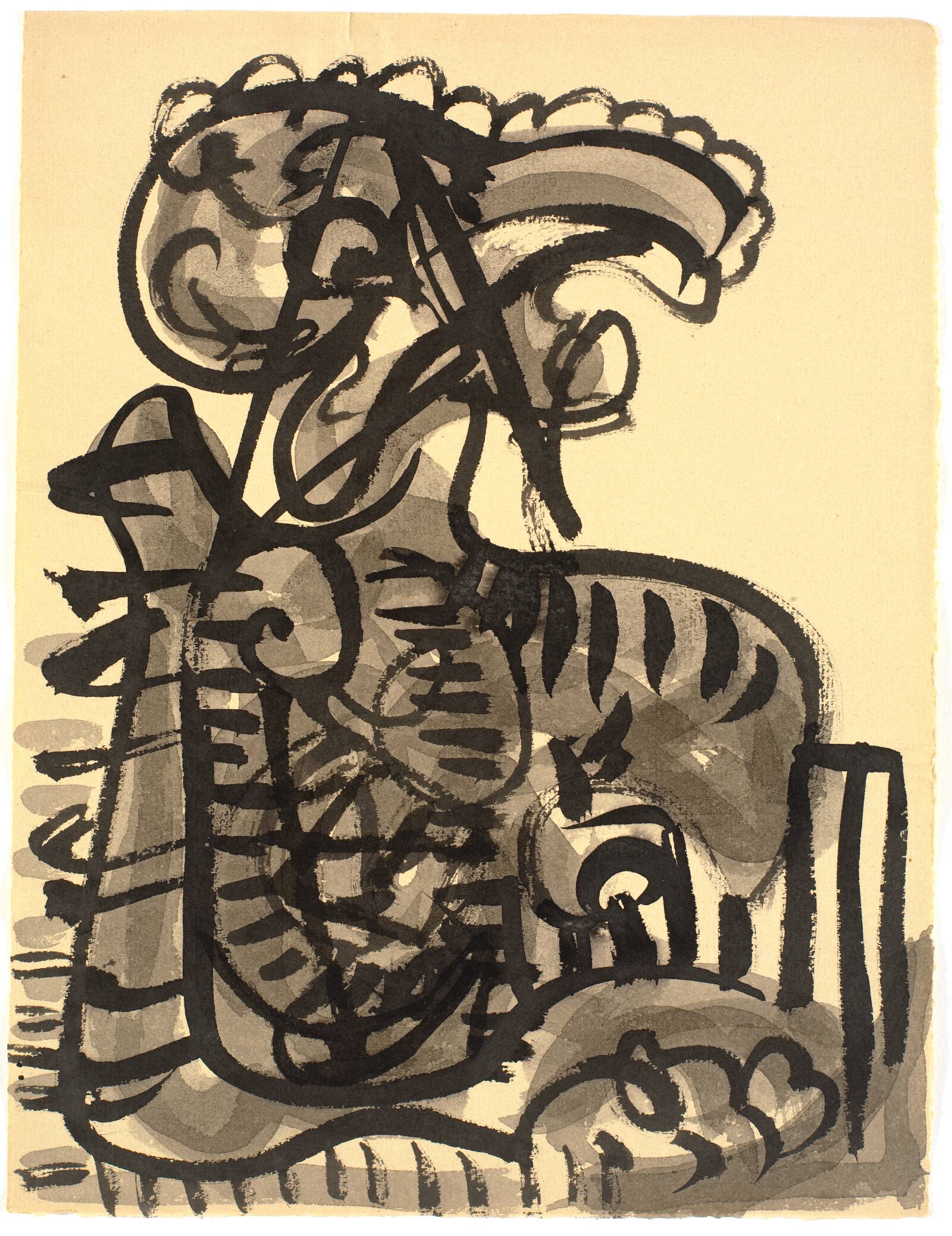 Botanisk figuration, Richard Mortensen, 1945-1948