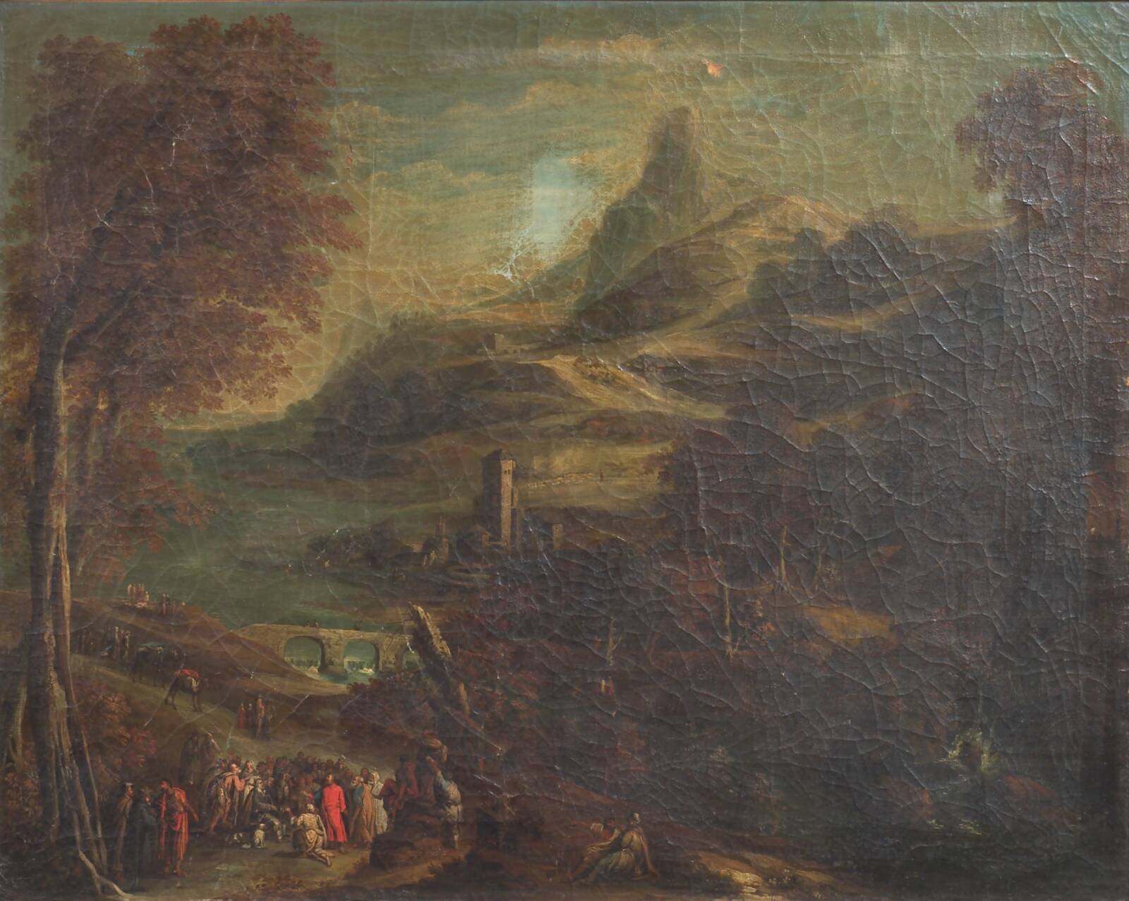 Landskab med bibelsk staffage, van de Laeter, 1749-1848