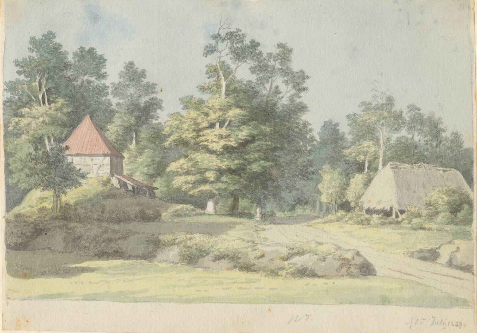 Et teglværk på Møn, C.W. Eckersberg, 1809