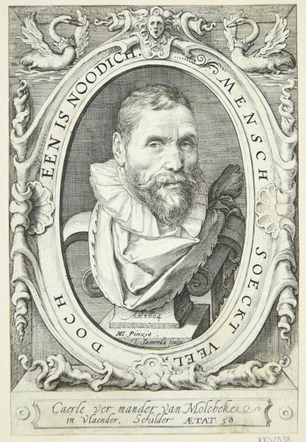 Portræt af Karel van Mander
