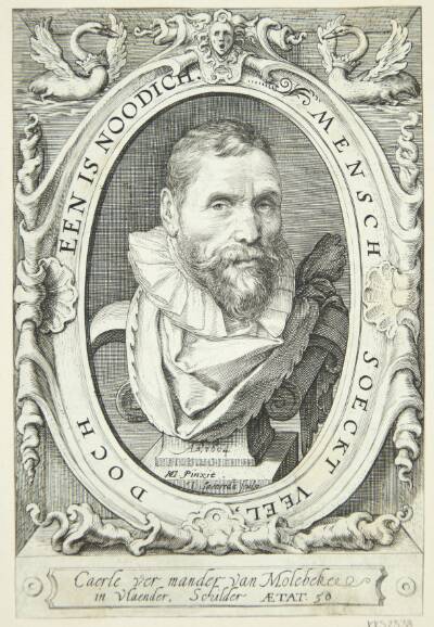 Portræt af Karel van Mander