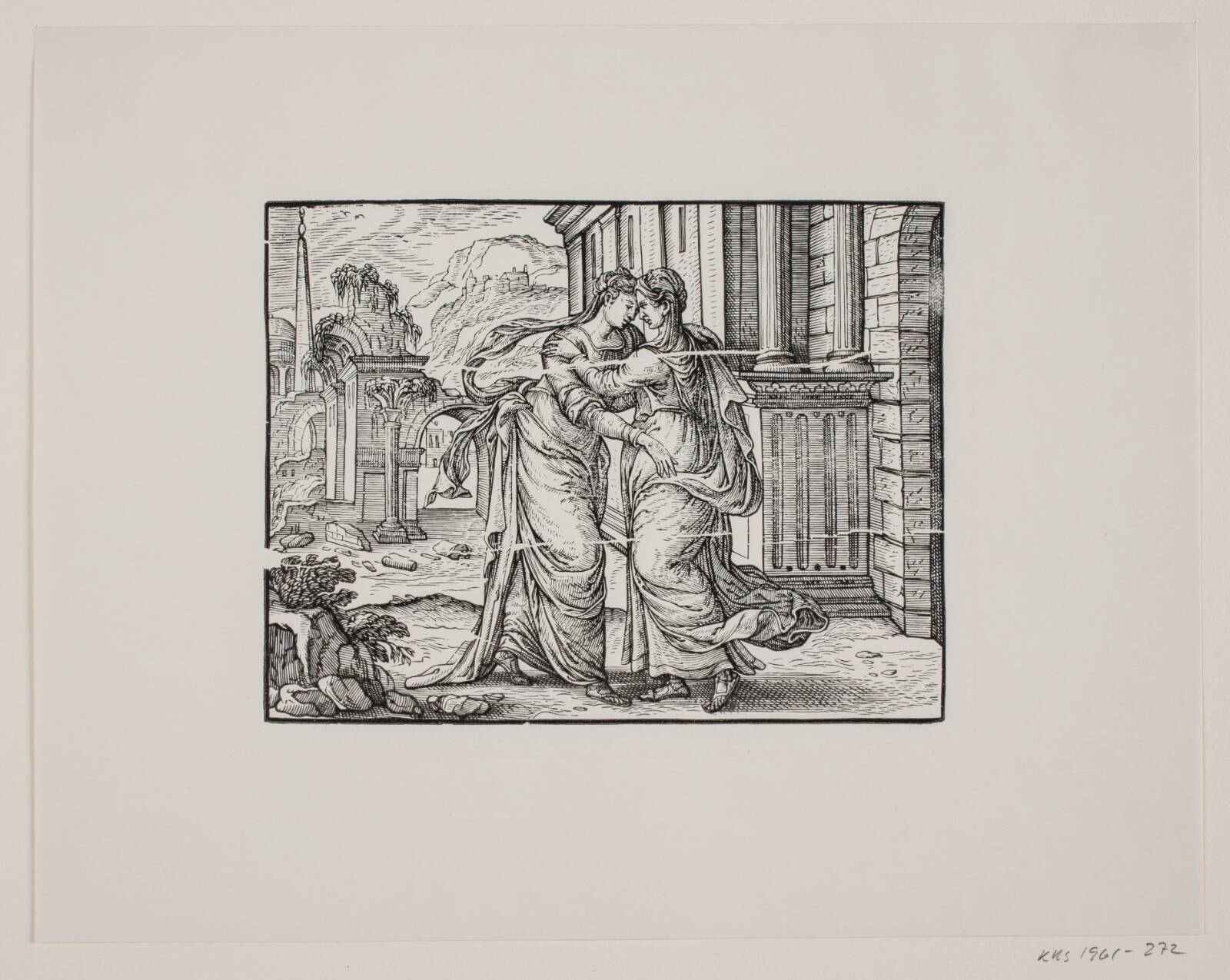 Besøgelsen, Melchior Lorck, 1574