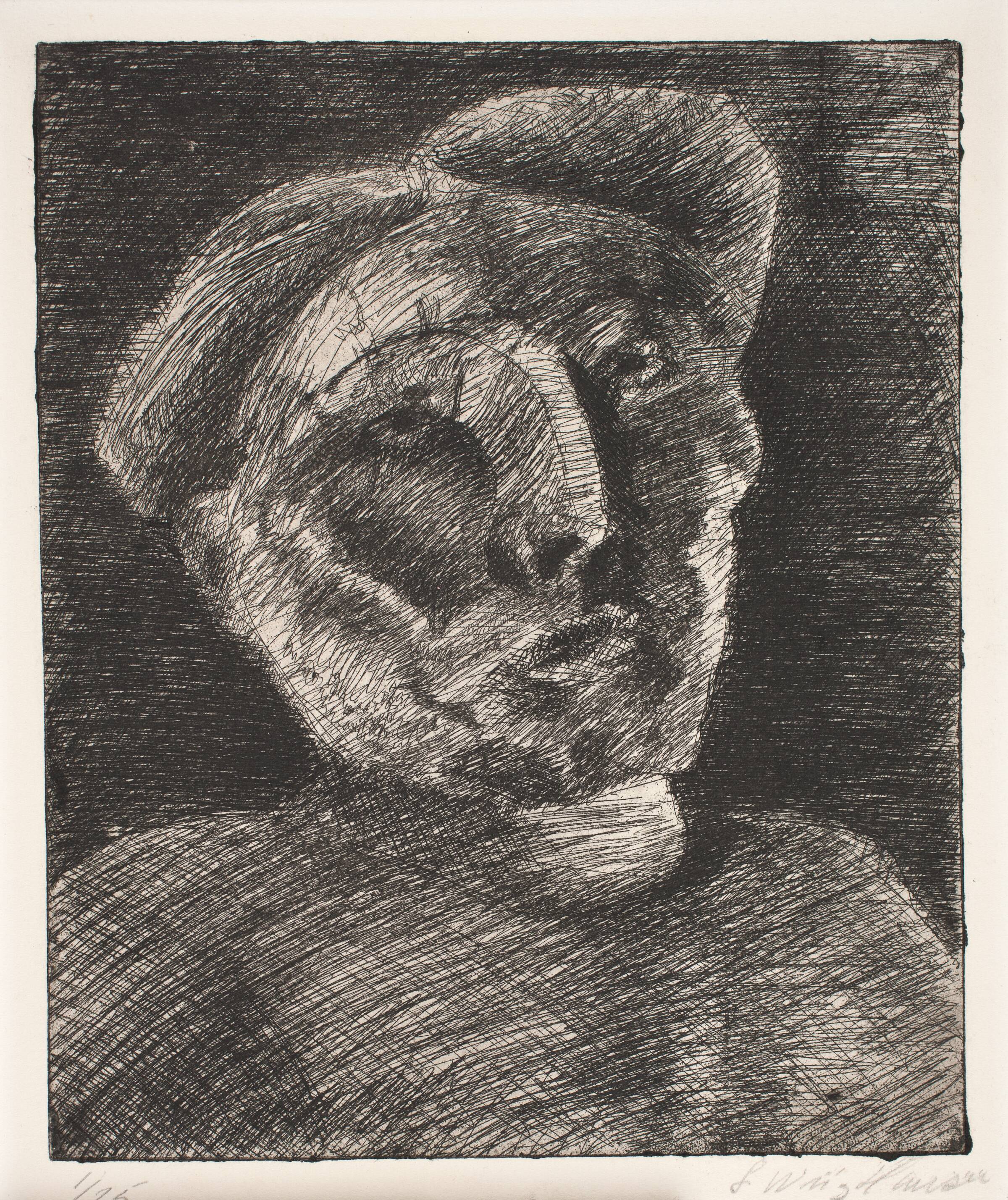 Portræt, Svend Wiig Hansen, 1957