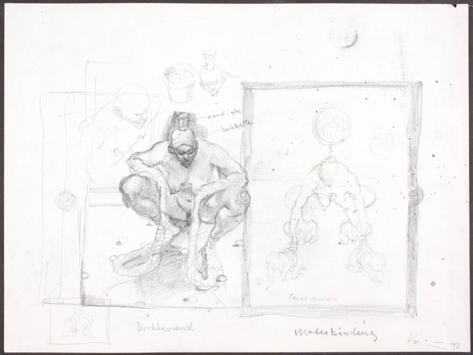 Moderbinding, Michael Kvium, 1992