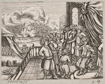 Illustration til Adam Olearius, “Persianischer Rosenthal von einem Sinnreichen Poeten Schich Saadi […]”, Schleswig 1660