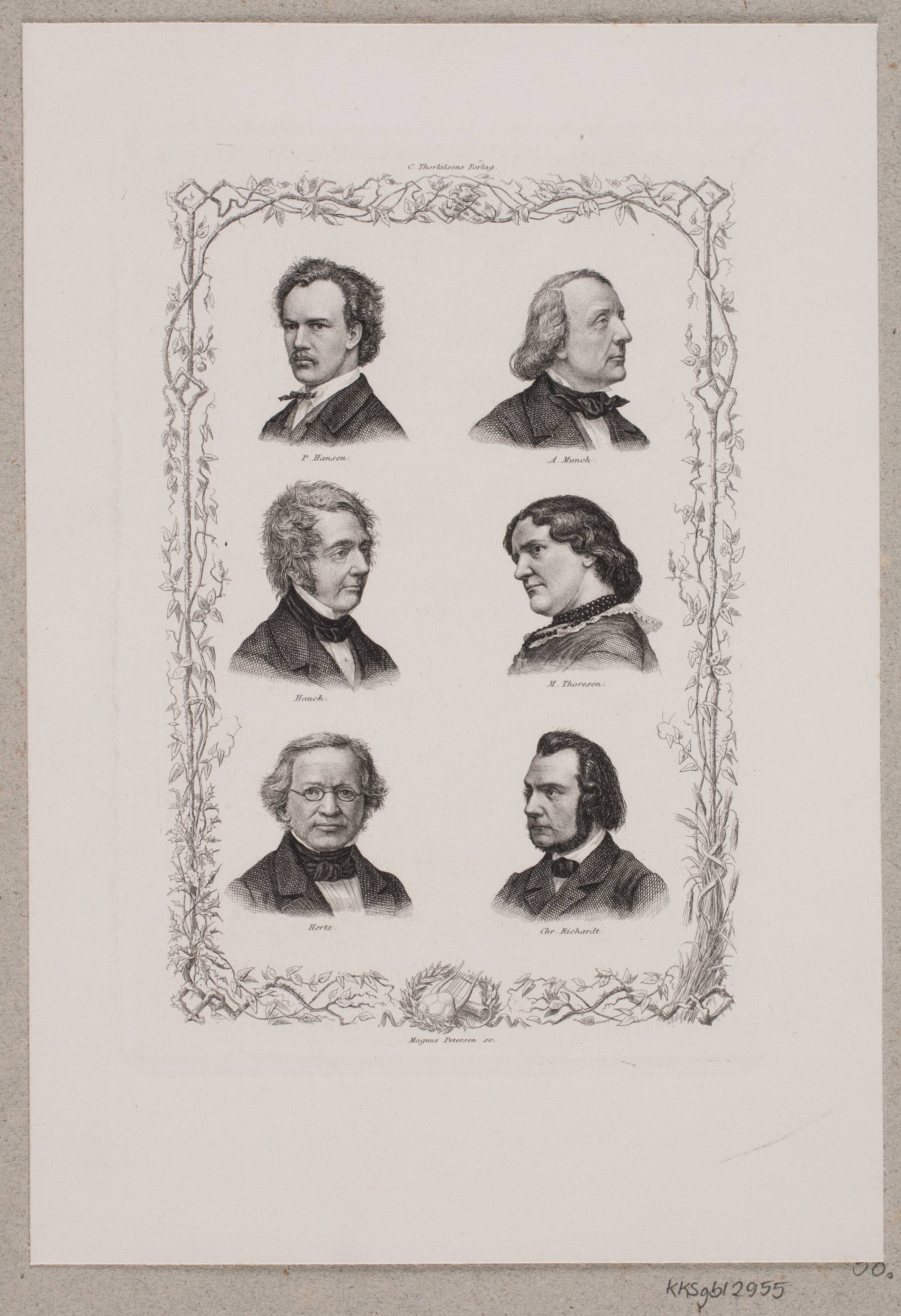 Danske og norske forfattere, Julius Magnus-Petersen, 1868