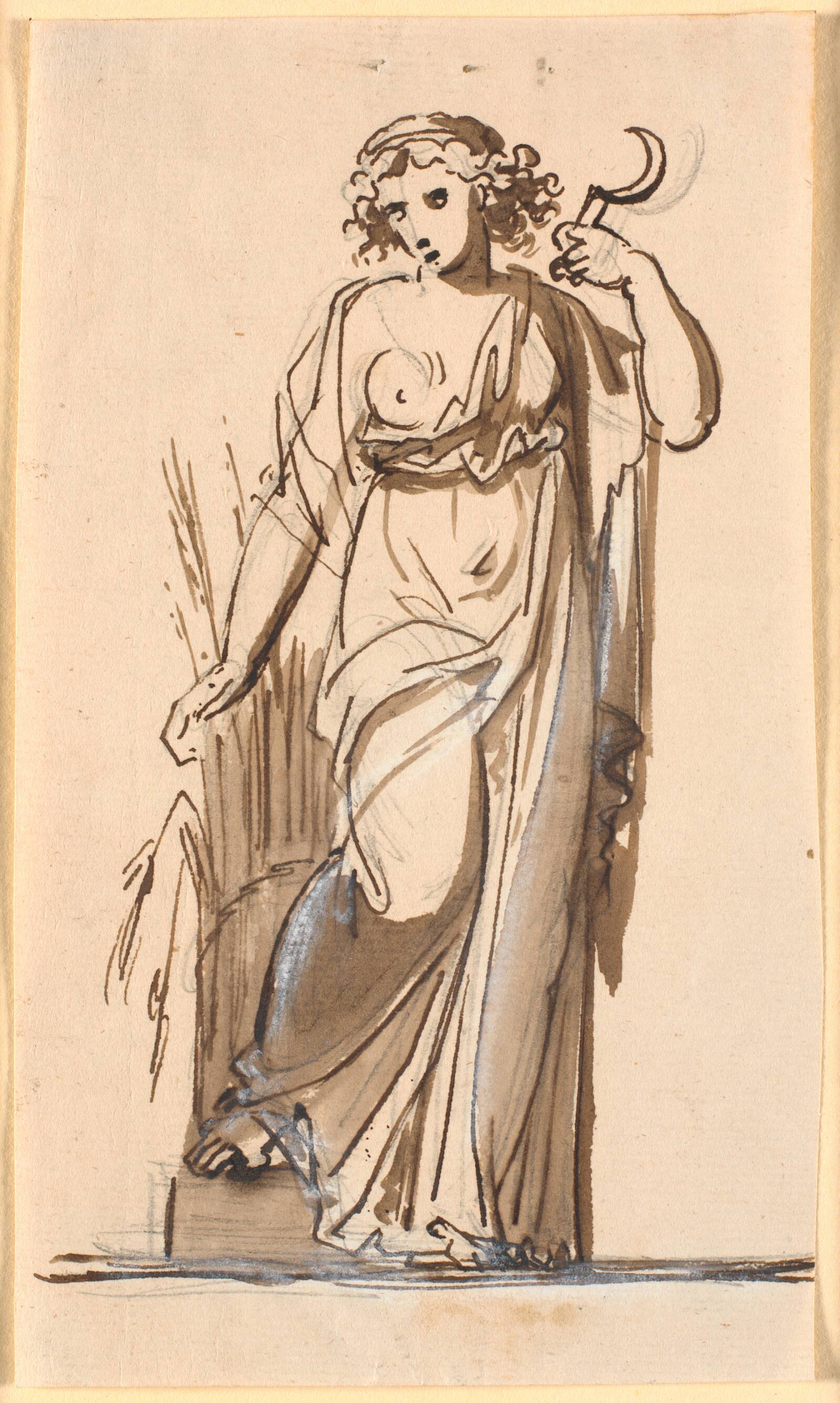 Ceres gudinde for høsten, Nicolai Abildgaard, 1743-1809