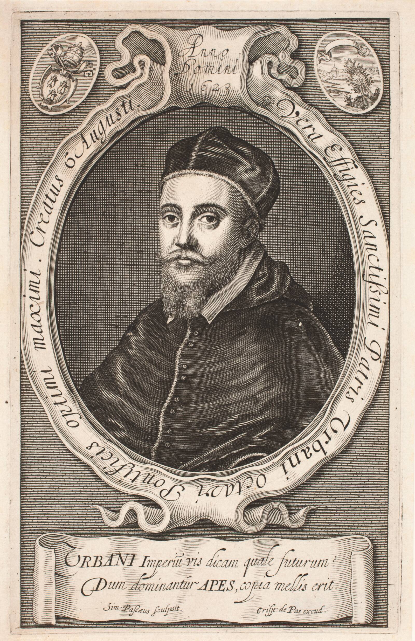 Pave Urban VIII, Simon de Pas, 1623