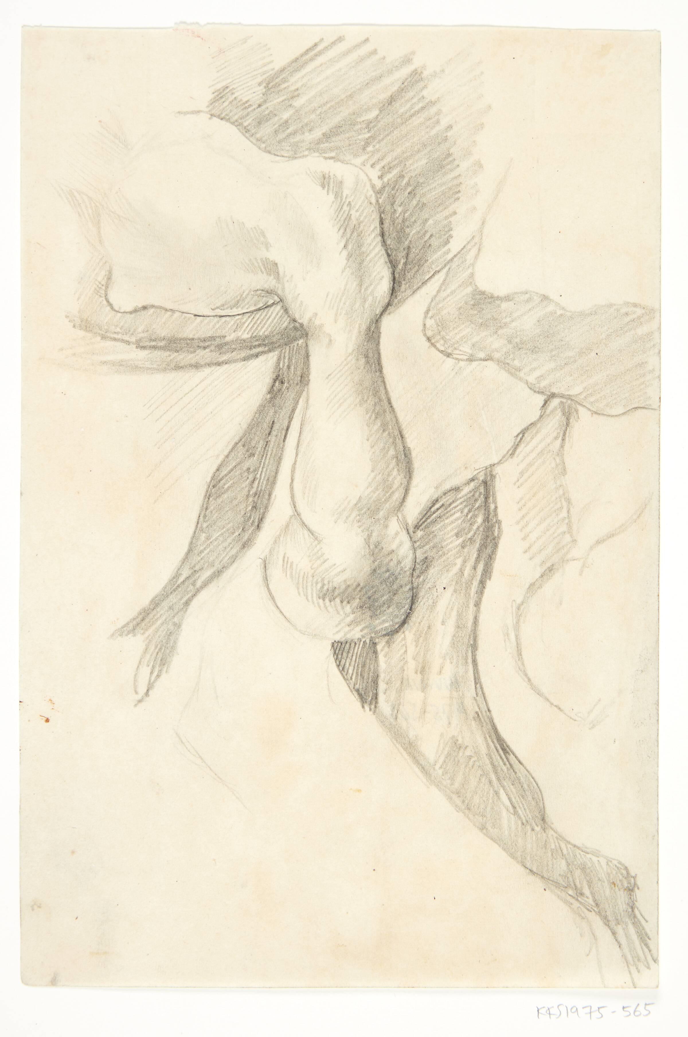 Hesteforben. Kompositionsskitse til P. Uccellos "La Battaglia", William Scharff, 1901-1959