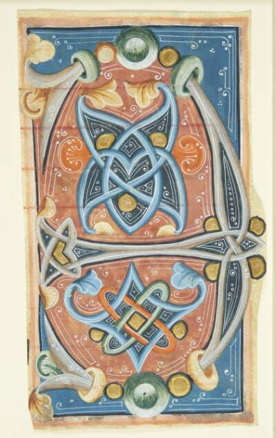 Ornamenteret initial E