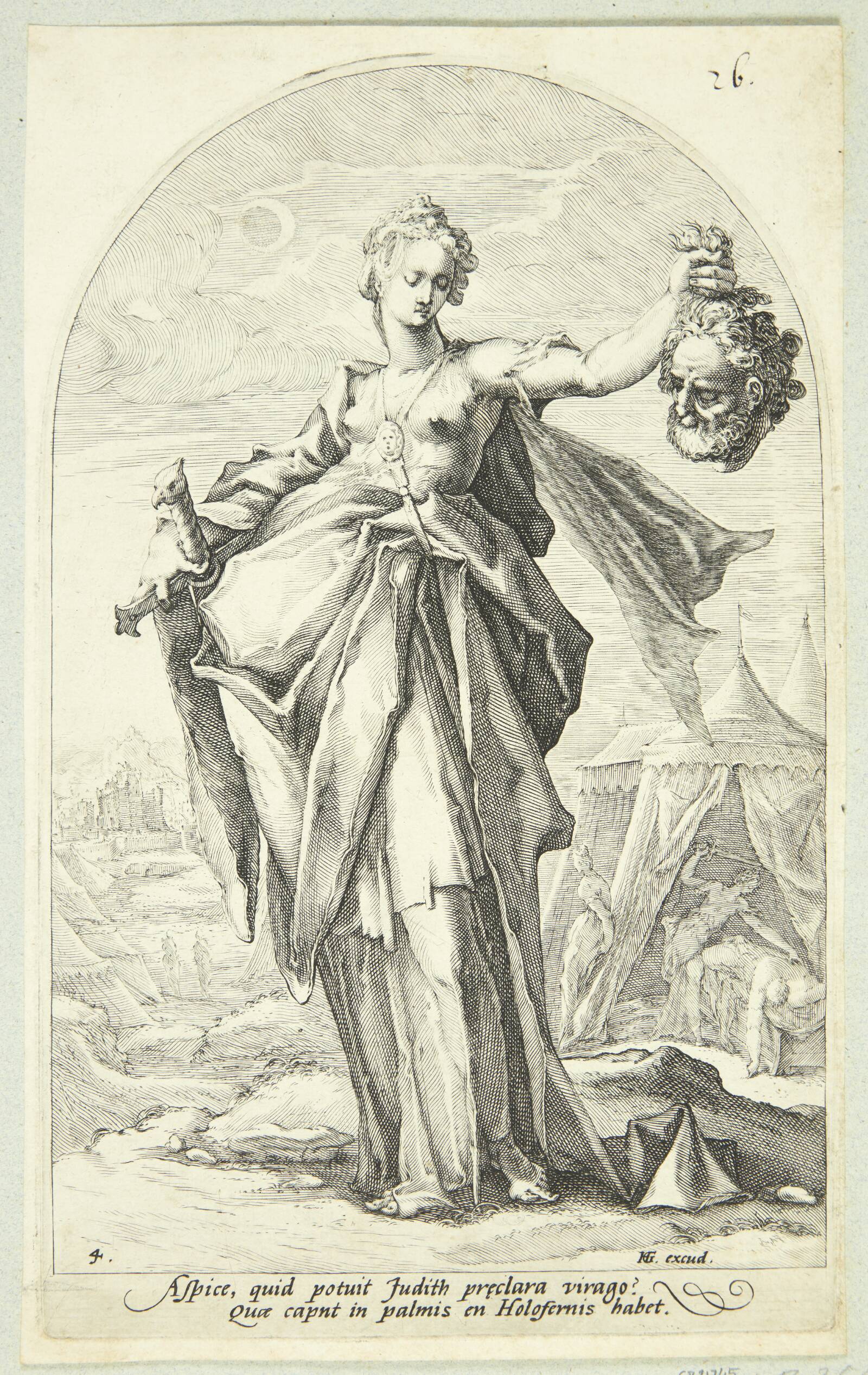 Judit, Jacob Matham, 1585-1588