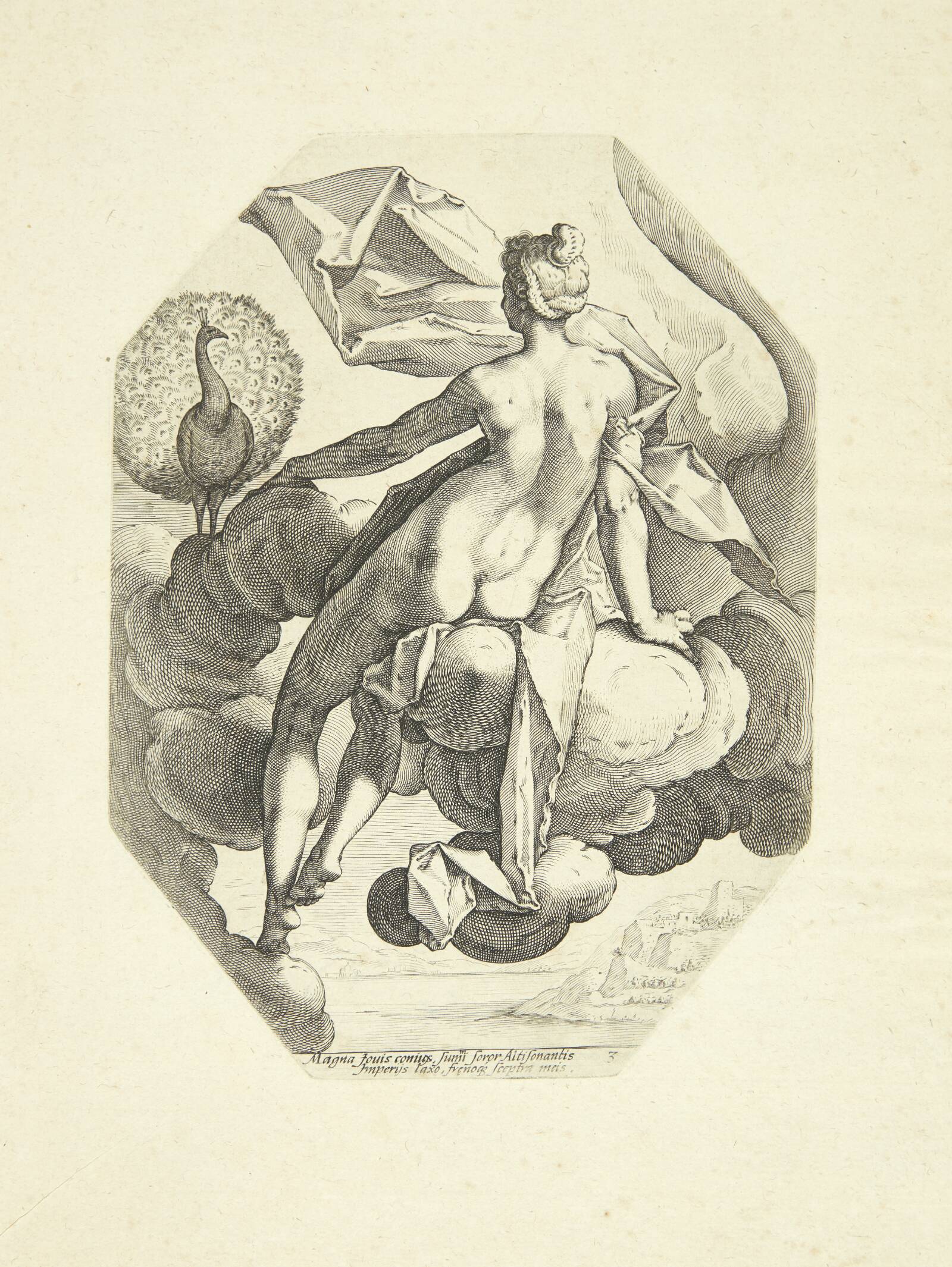 Juno, Jacob Matham, 1585-1588