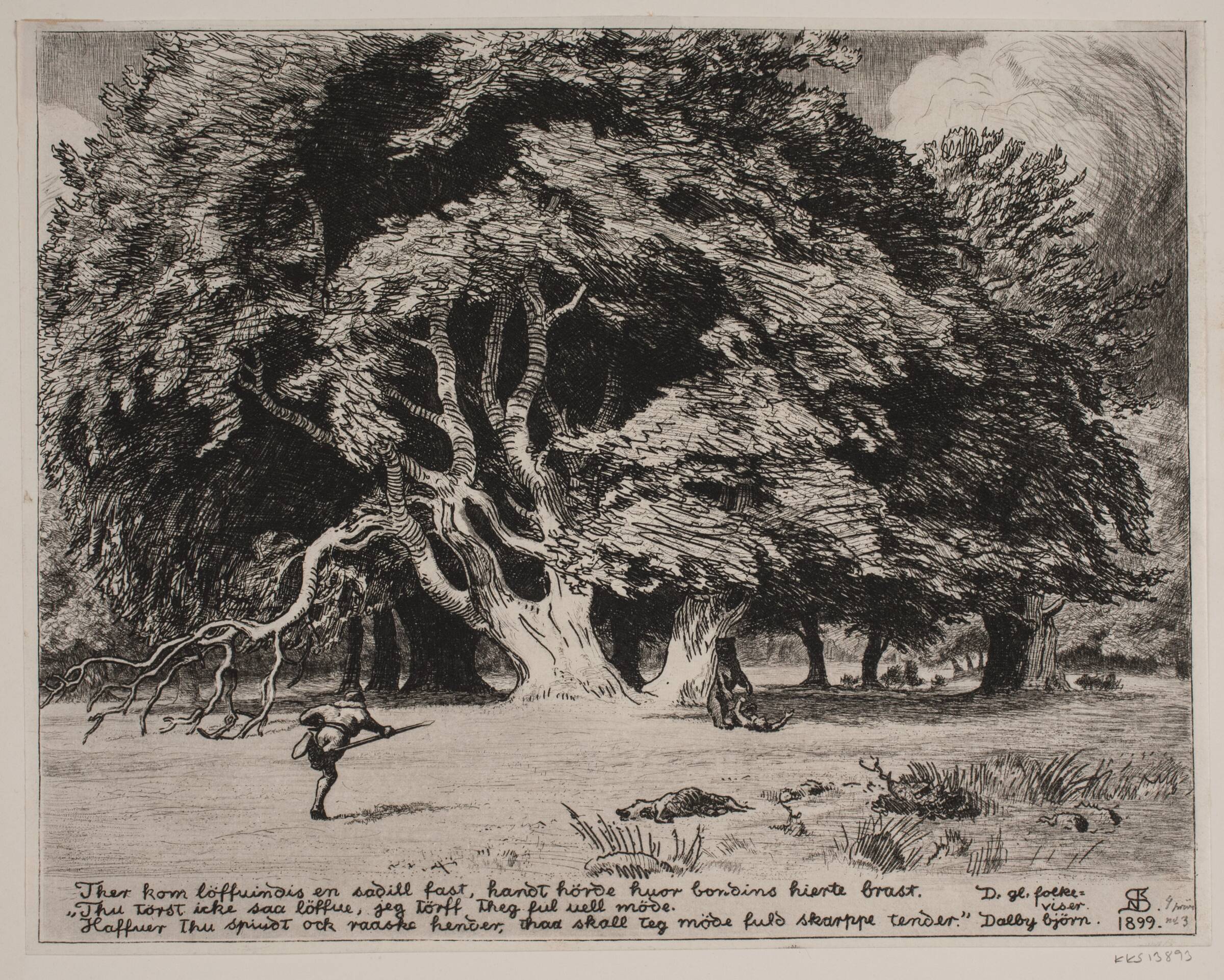 Dalby Bjørn, Niels Skovgaard, 1899