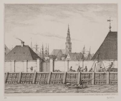 Nyhavn. Charlottenborg-siden