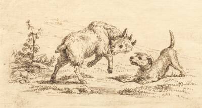 Illustration til "Halvhundrede Fabler for Børn" af Hey