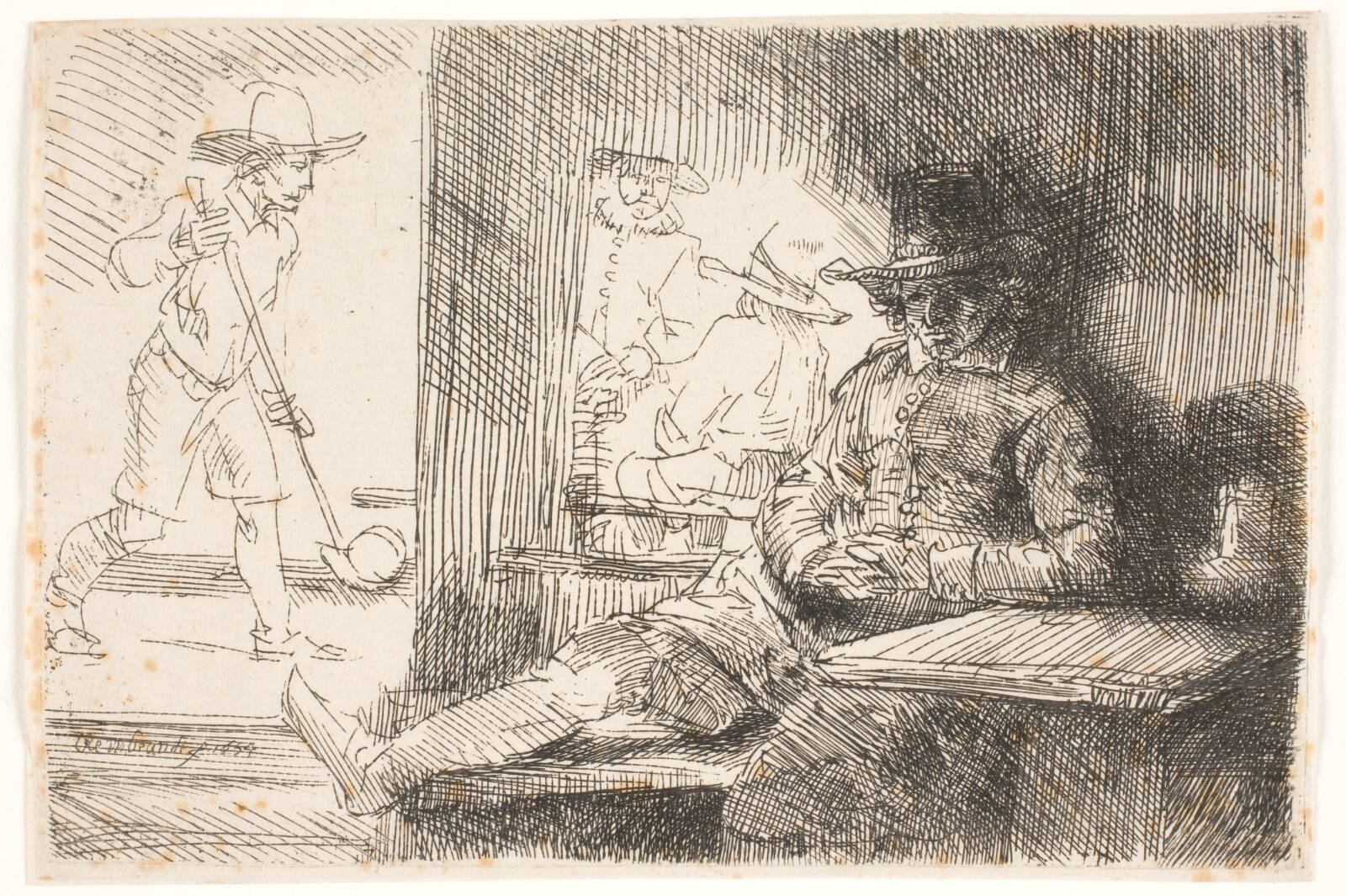 Golfspilleren, Rembrandt van Rijn, 1654