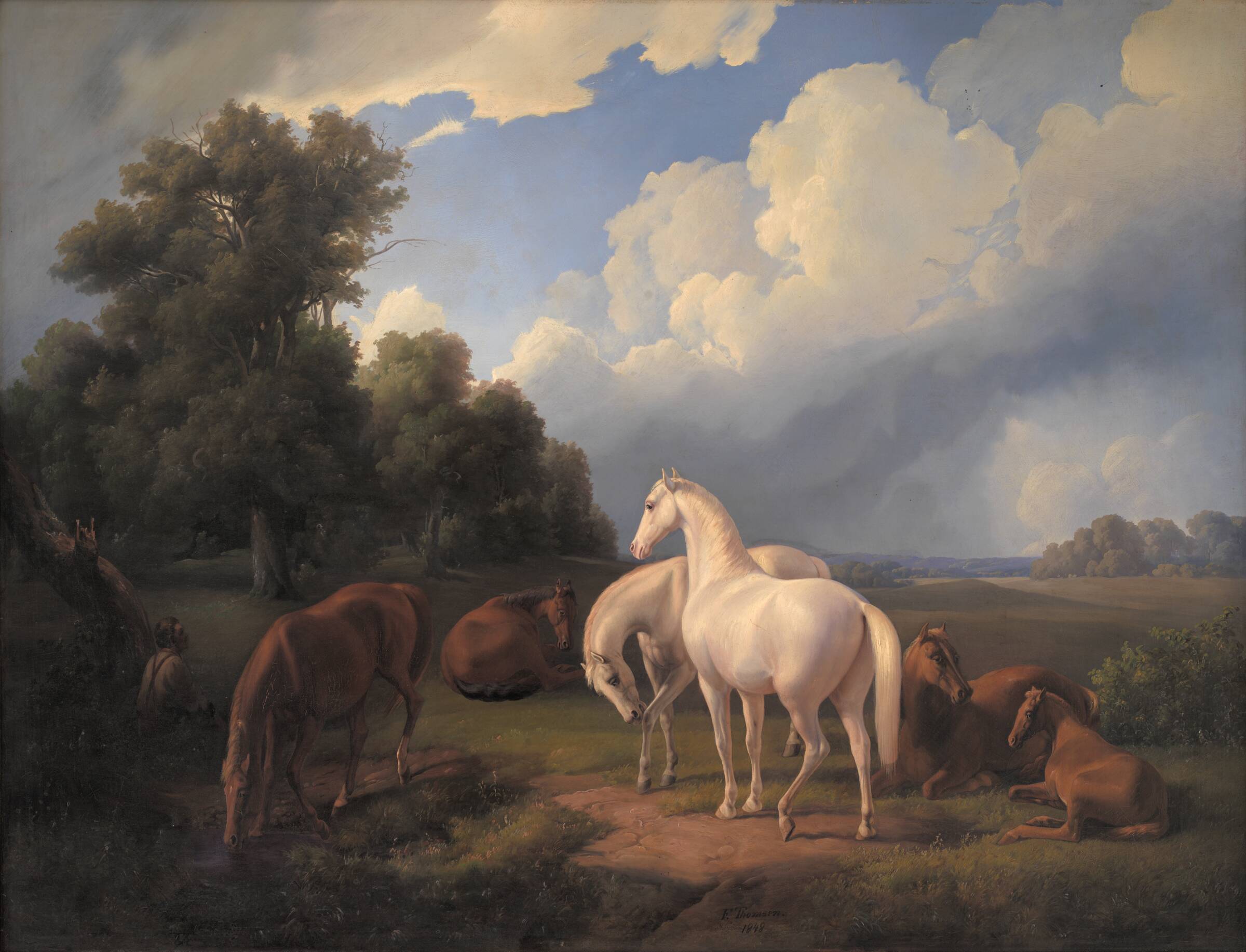 Lucia, Whimsey, Bellona, Hertha, Olga, Fritz Thomsen, 1848