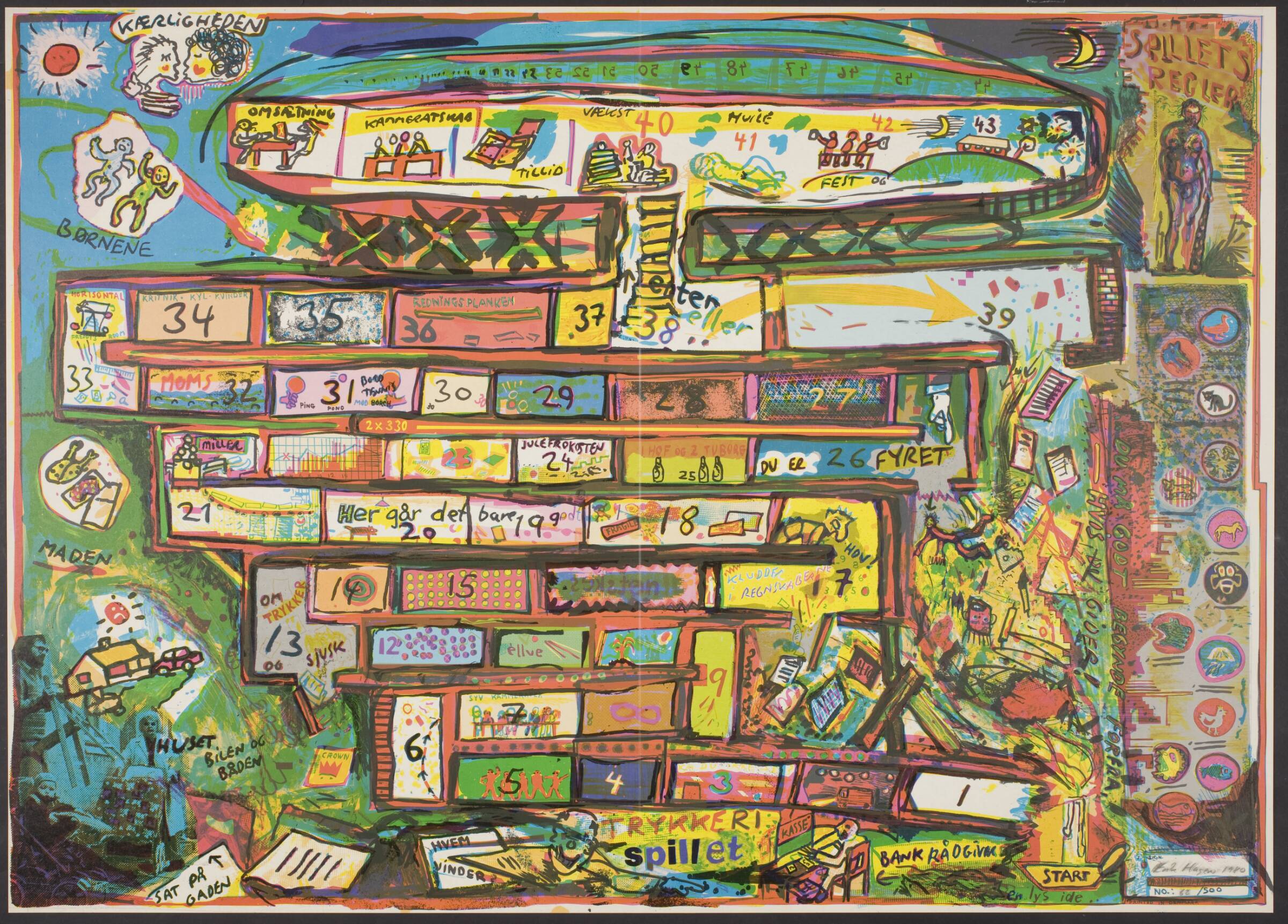 Uden titel, Erik Hagens, 1980