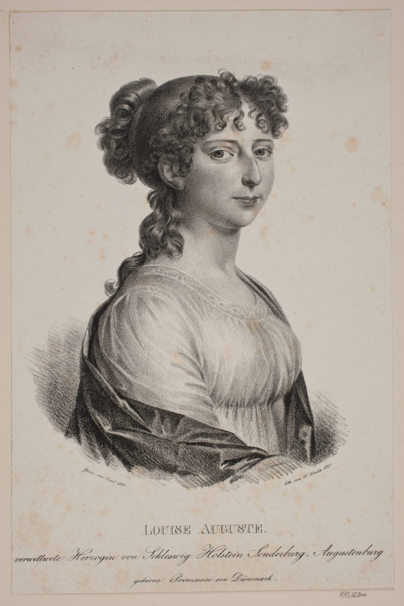 Prinsesse Louise Augusta, WIlhelm Heuer, 1827