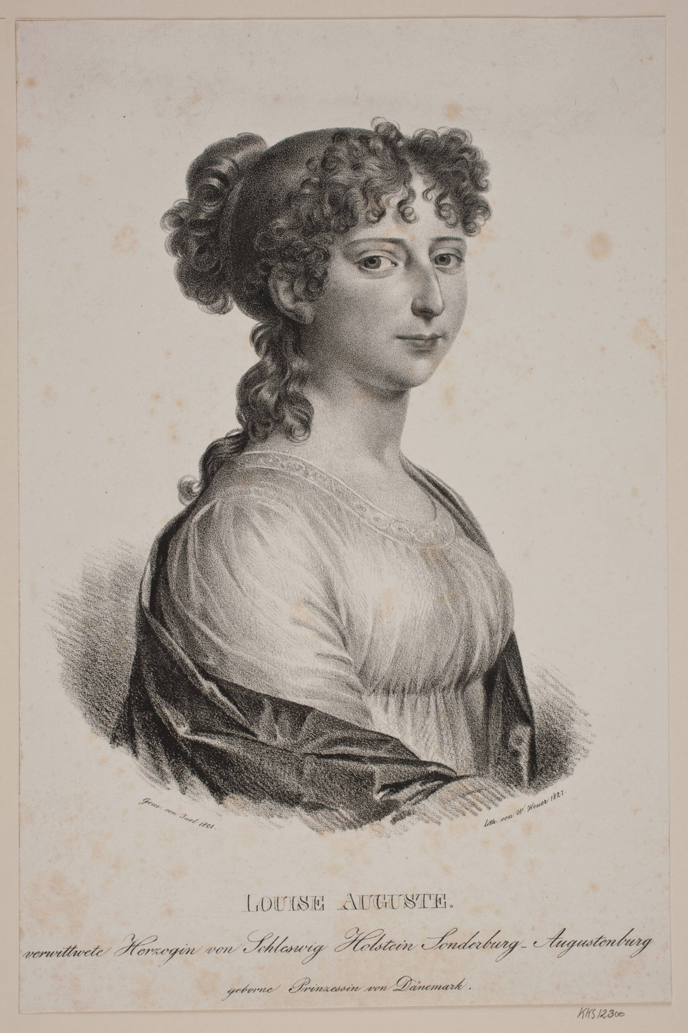 Prinsesse Louise Augusta, WIlhelm Heuer, 1827