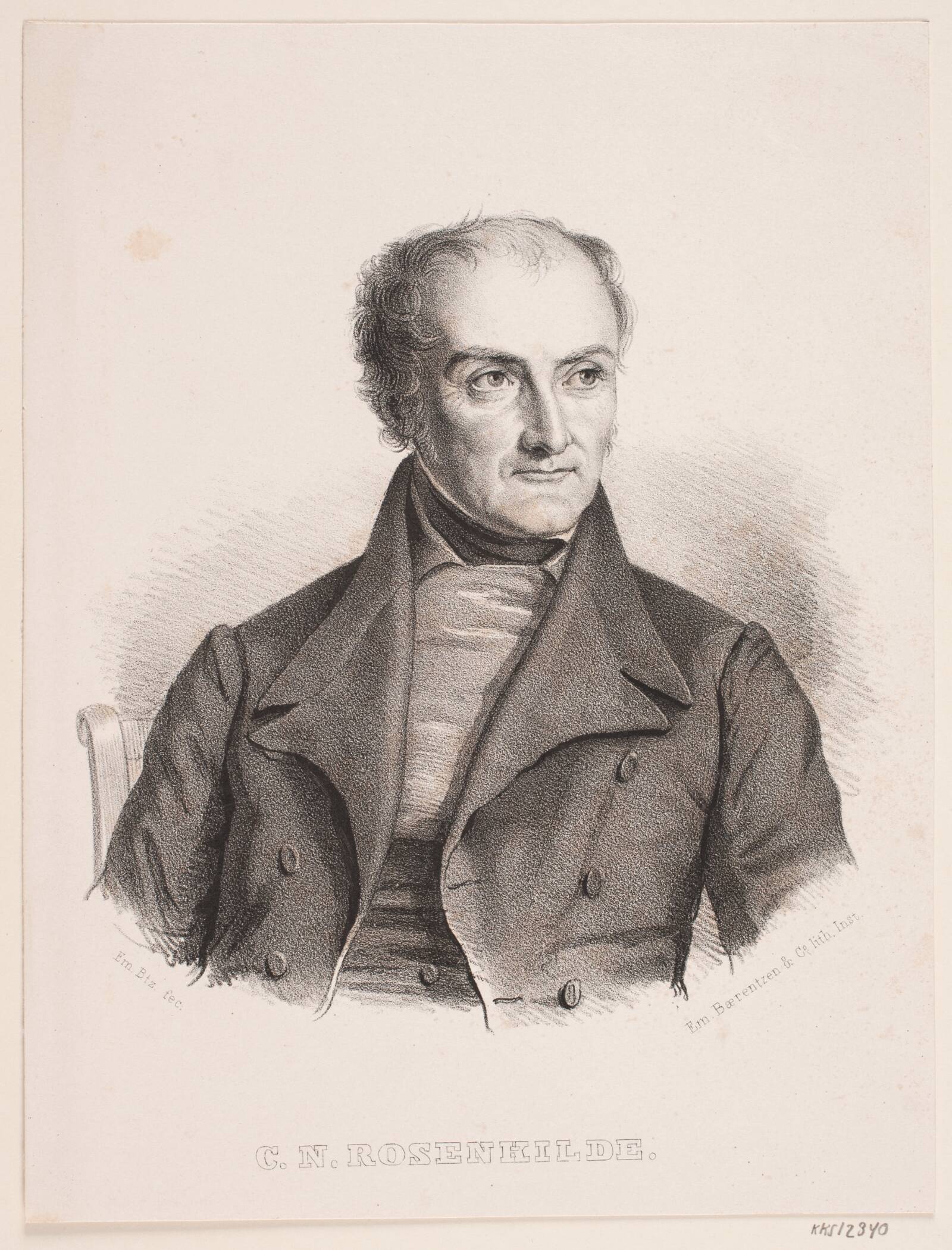 C. N. Rosenkilde, Emil Ditlev Bærentzen, 1841