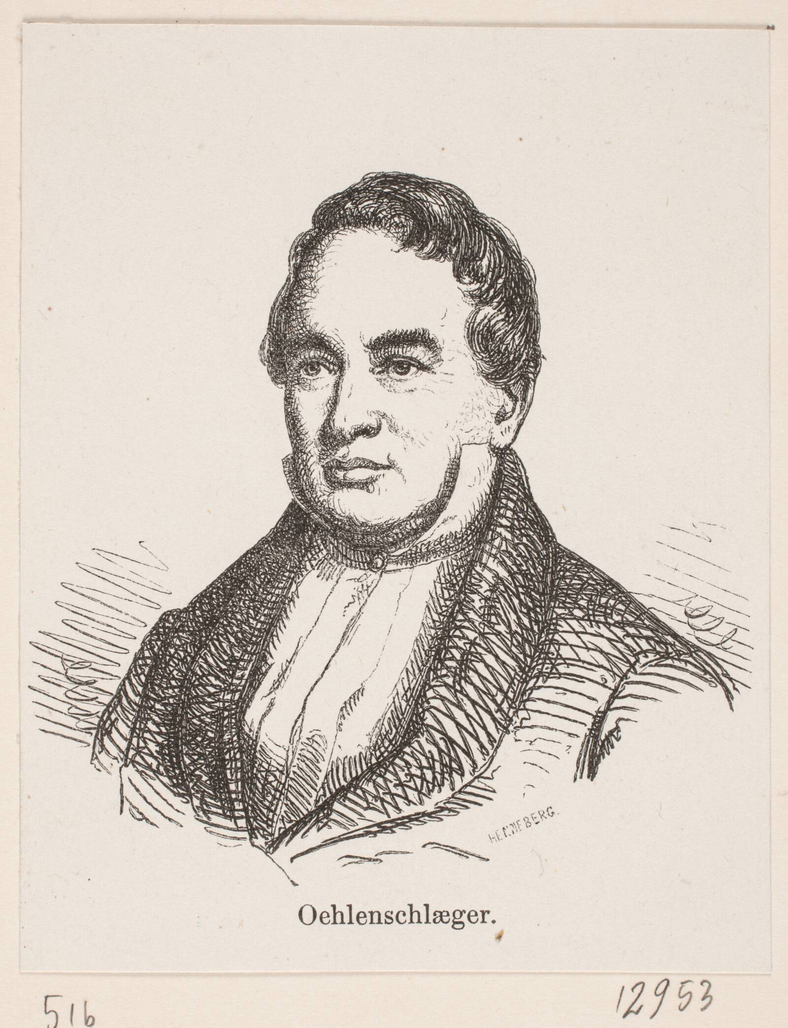 Oehlenschläger, H.C. Henneberg, 1826-1893