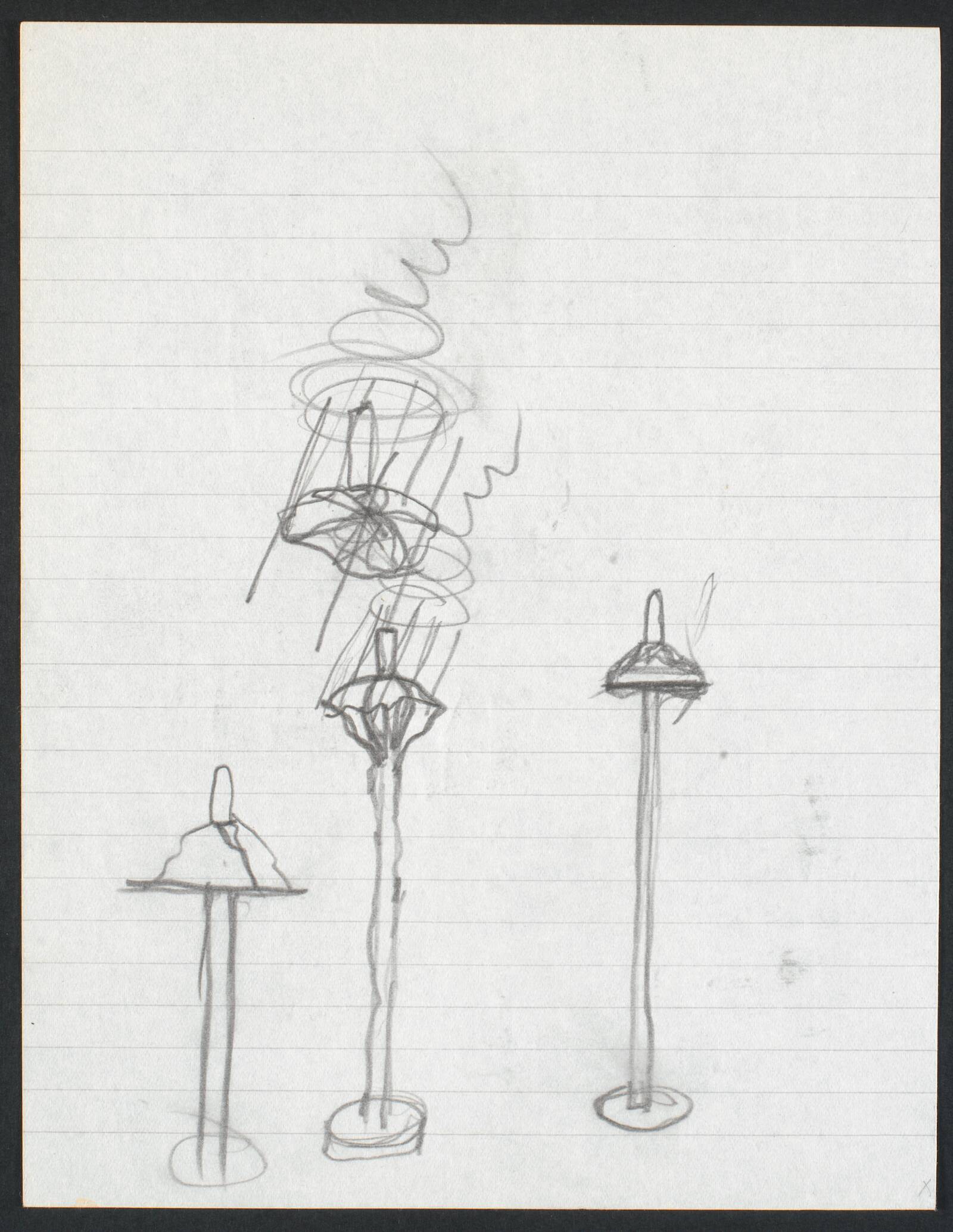 Tegning, Lone Høyer Hansen, 1984