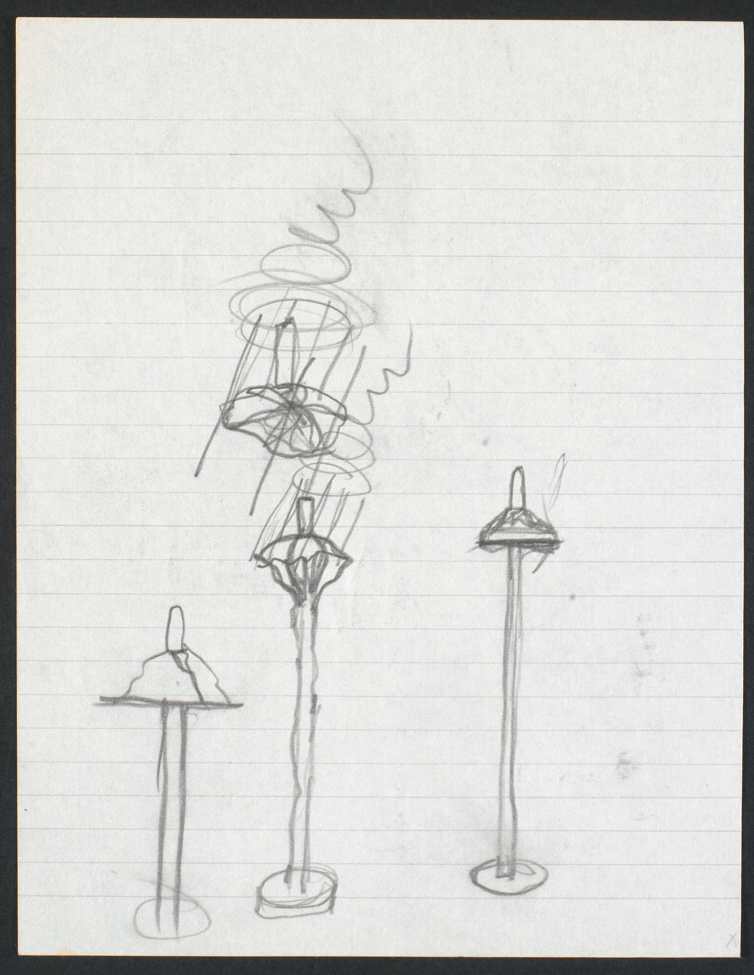 Tegning, Lone Høyer Hansen, 1984
