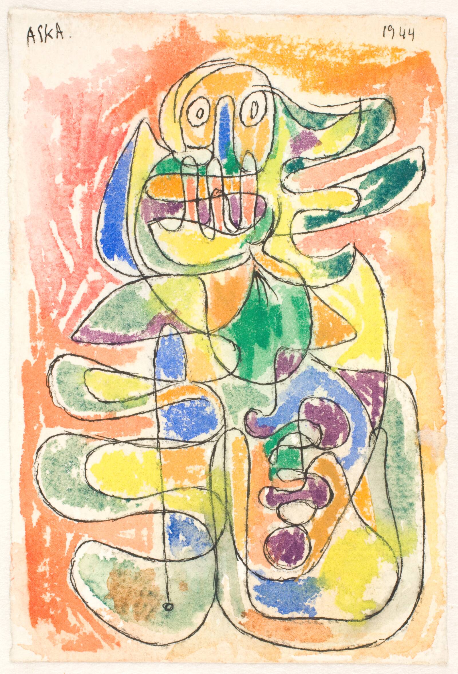 Figur, Asger Jorn, 1944