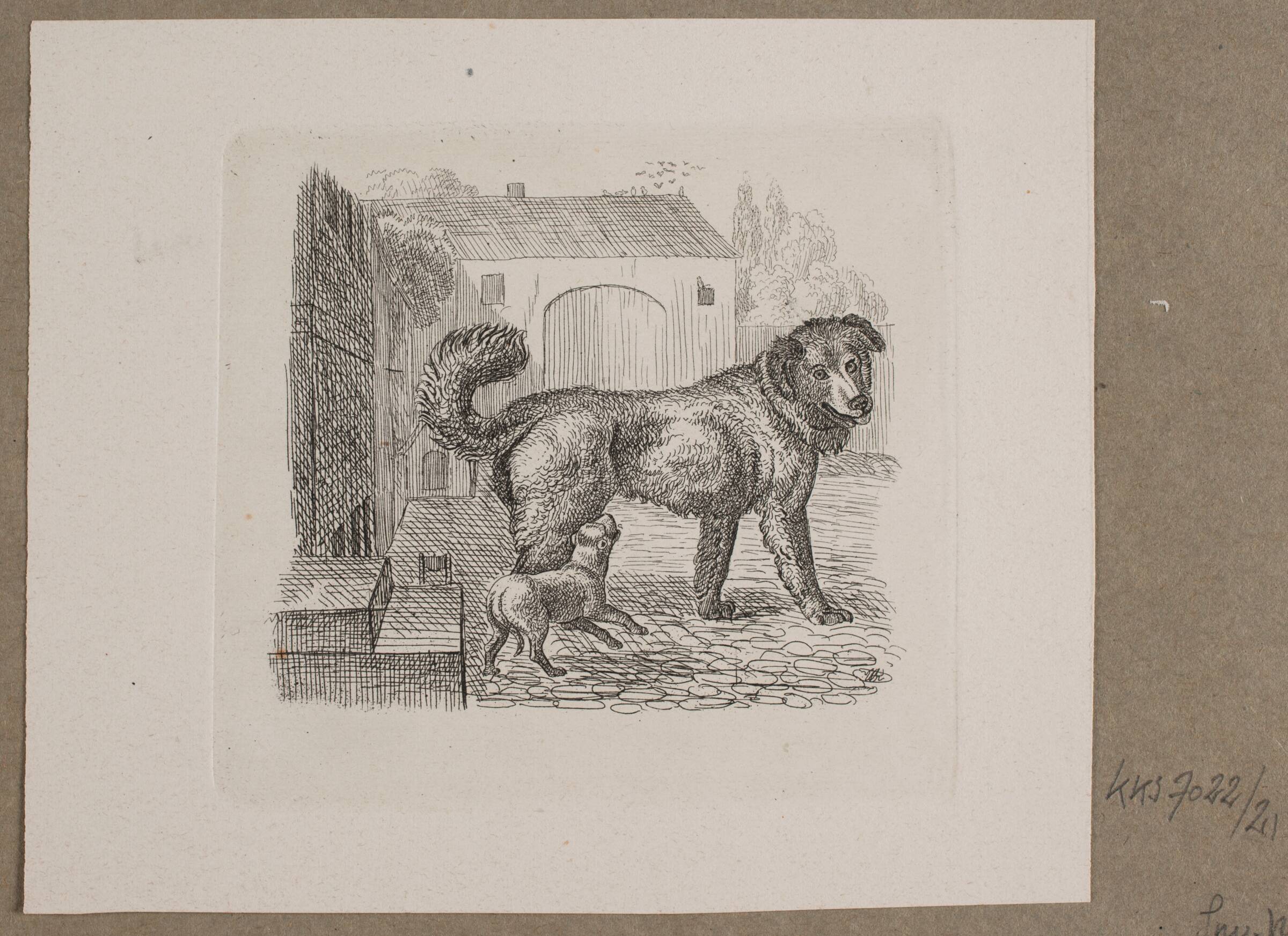 Illustration til O. Specter, "Fabler for Børn", Vilhelm Kyhn, 1838