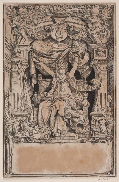 Titelvignet til Johann Wolfgang von Goethe, "Faust: eine Tragödie", 1876