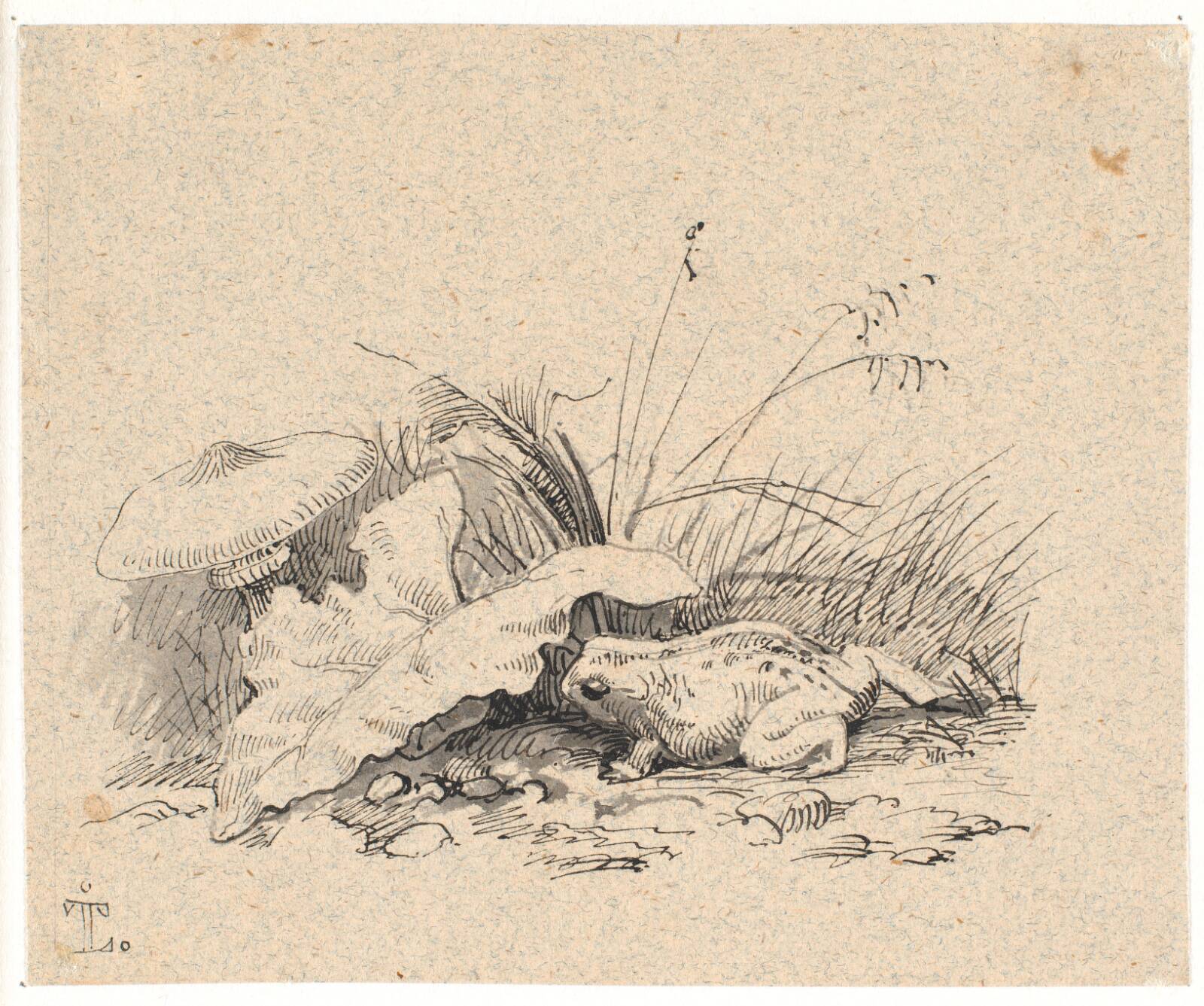 Skrubtudsen, Johan Thomas Lundbye, 1843