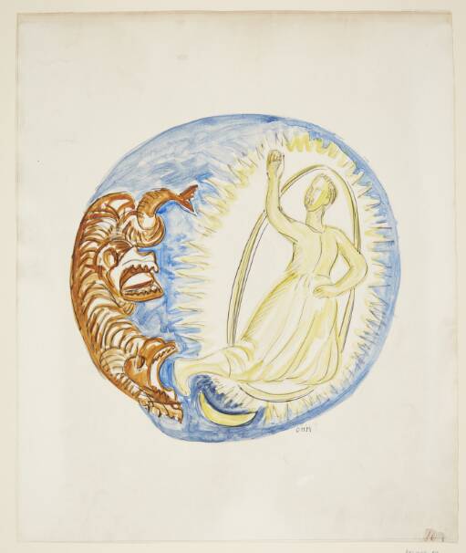 Dansen om guldkalven, 1917, Olivia Holm-Møller | SMK Open